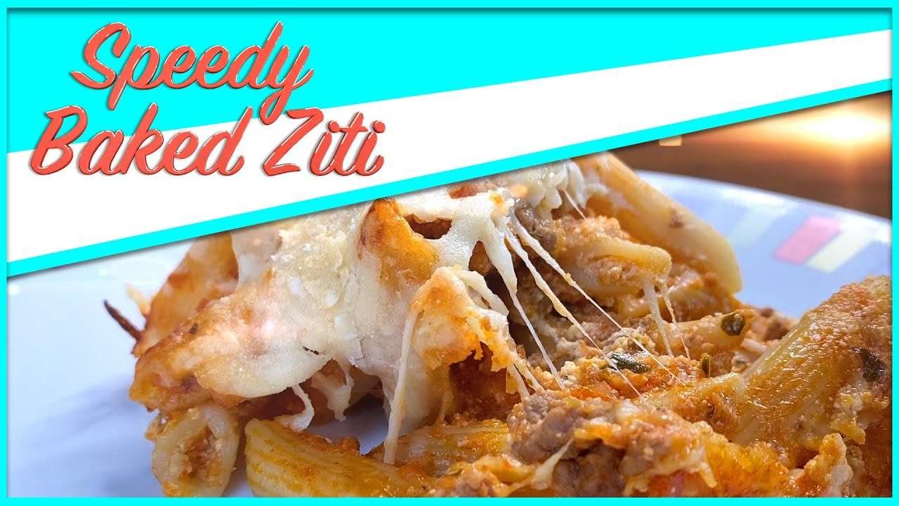 Speedy Baked Ziti    Food and Wine Magazine    Quick and Easy Recipe!!