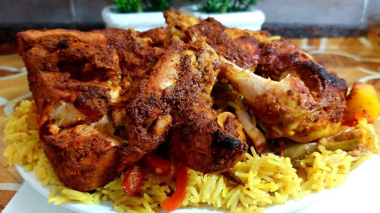 اروع صنية دجاج بالخضار بالفرن بالتتبيلة السحرية Preparing chicken in the oven