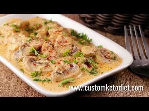 Easy Mushroom Stroganoff | Easy Keto Diet Recipes for Beginner
