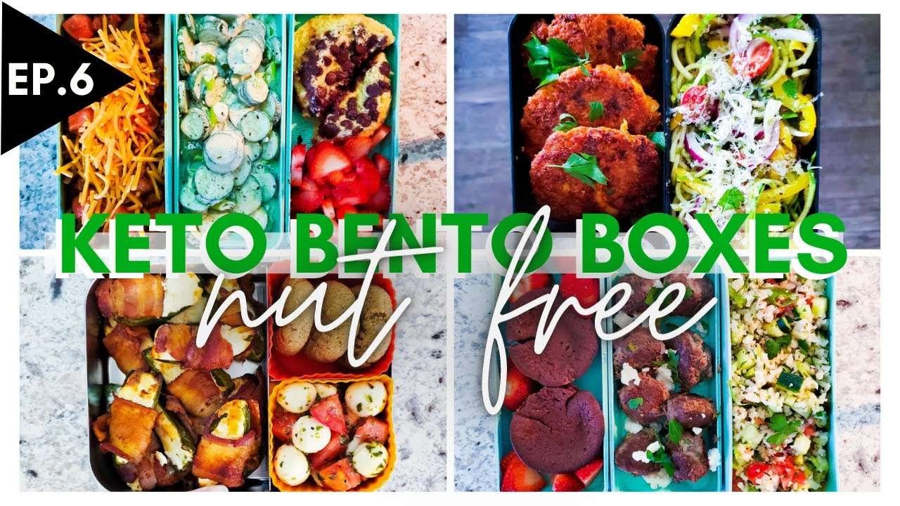 Keto & Low Carb NUT FREE Bento Box Lunch Ideas for WORK + SCHOOL [part 6]