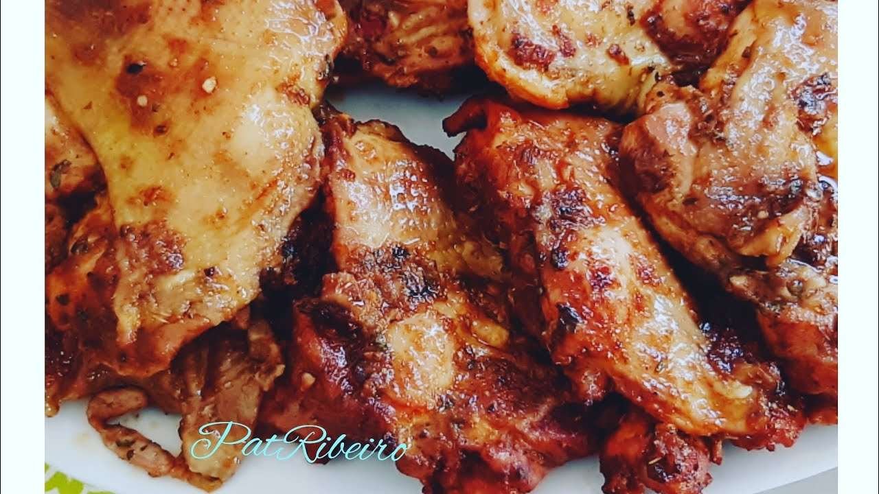 Spicy oven baked boneless chicken legs