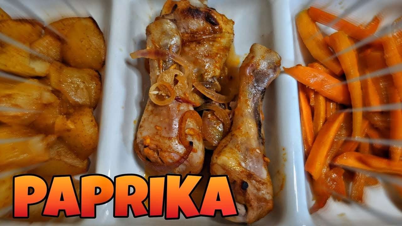 How To Make TASTY PAPRIKA CHICKEN AND POTATOES ! (With Honey Glazed Carrots)