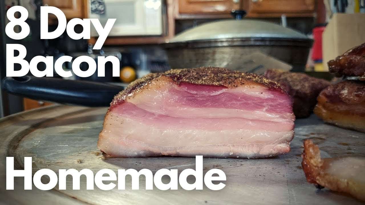 First Attempt at Homemade Bacon! SUPER EASY!
