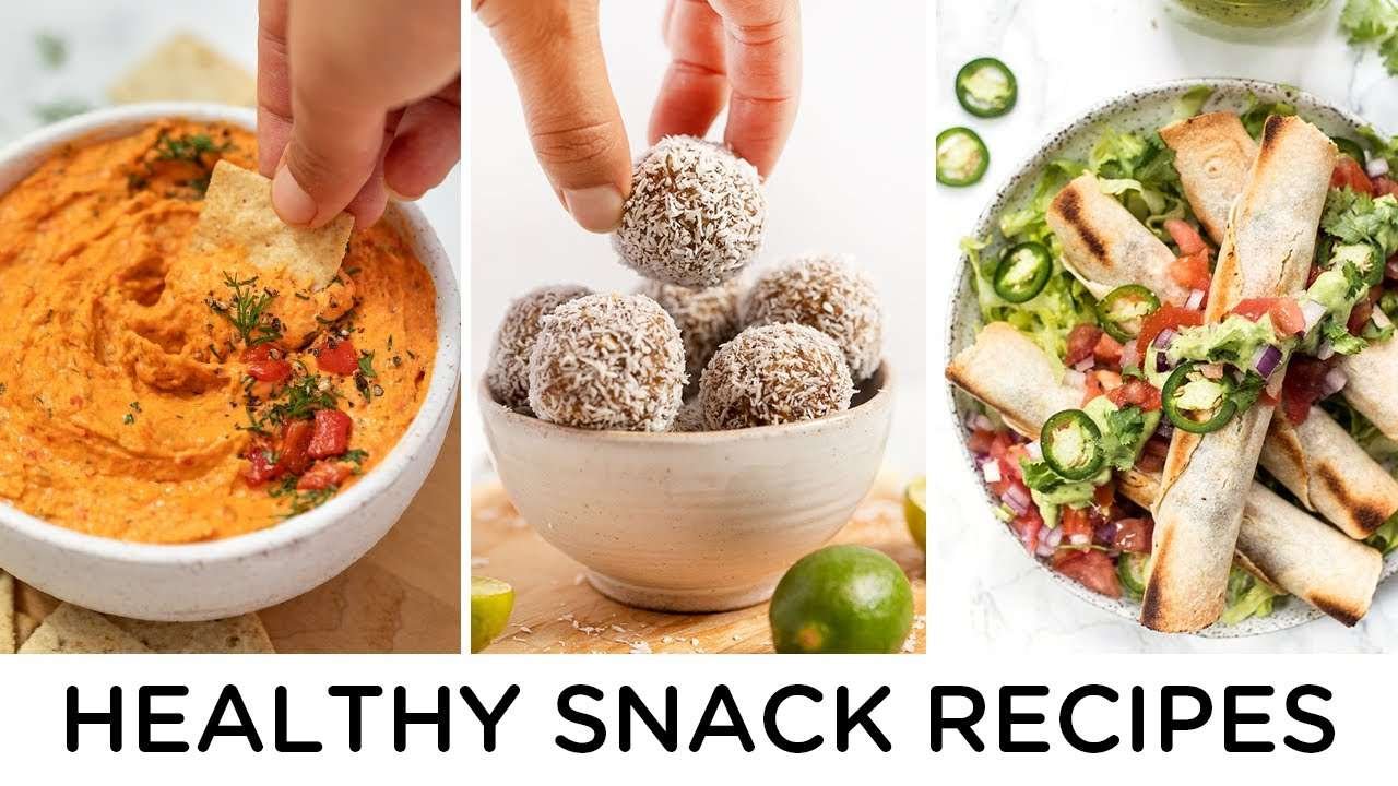 HEALTHY SNACK RECIPES ‣‣ to make at home