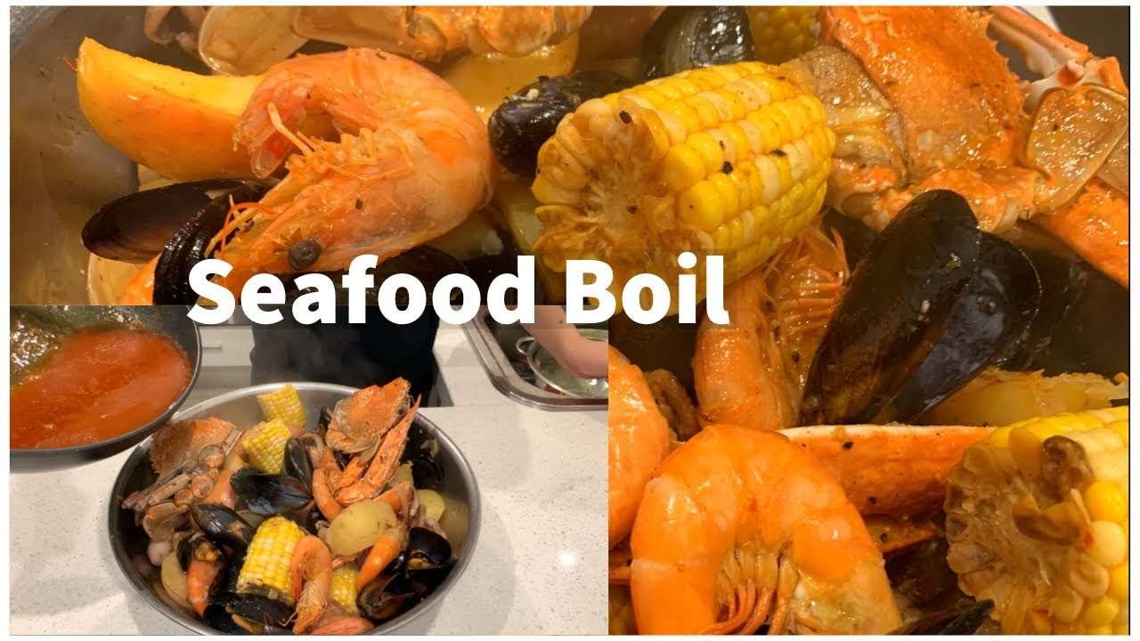 Easy SEAFOOD BOIL RECIPE | the best sweet and Spicy Seafood Boil