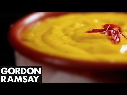 How To Make Garlic & Saffron Mayonnaise – Gordon Ramsay