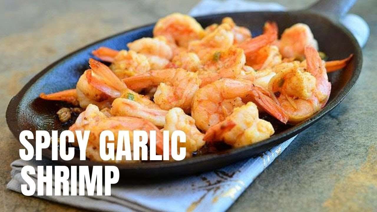 Spicy Garlic Shrimp (Gambas al Ajillo,)