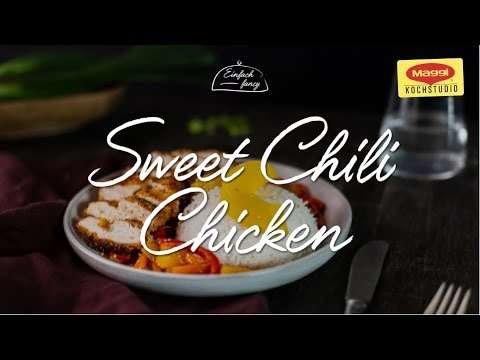 Sweet Chili Chicken mit Ananas und Paprika