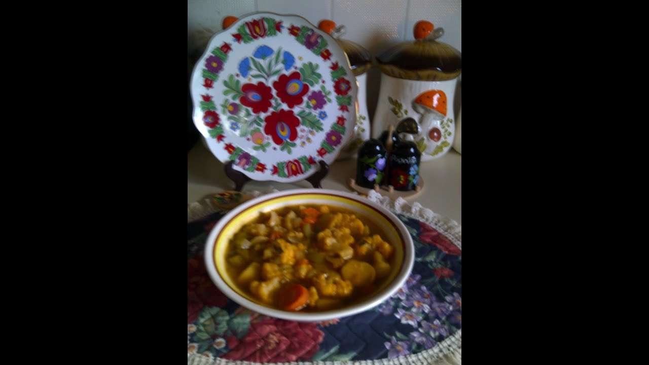 HUNGARIAN CAULIFLOWER SOUP authentic traditional quick and easy / KARFIOL LEVES