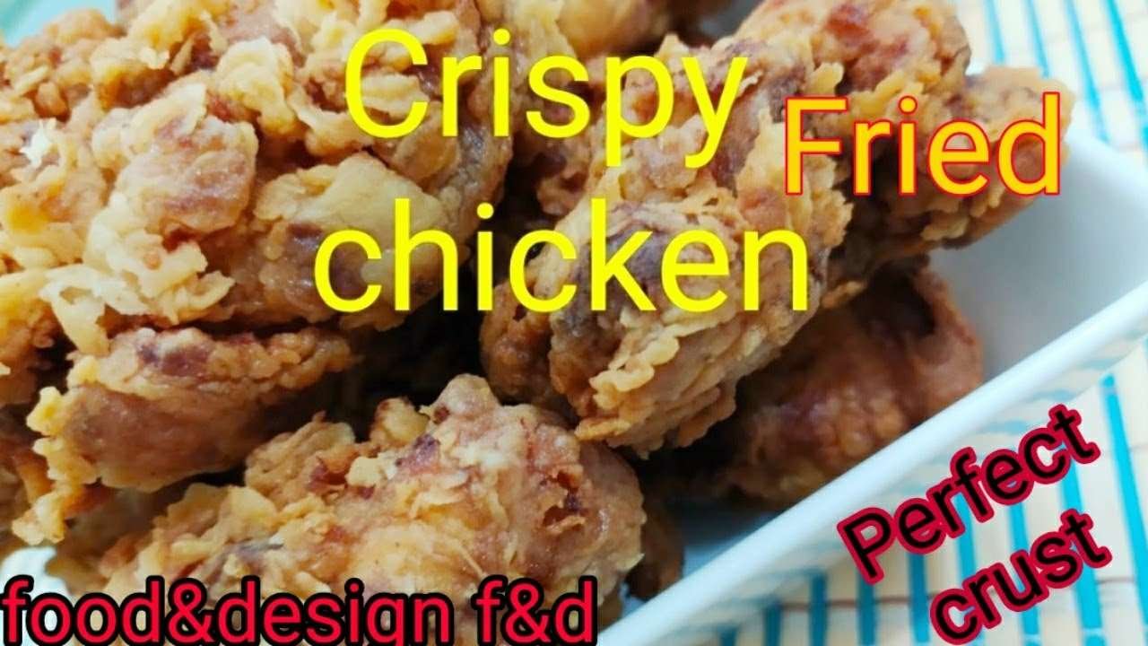Fried Chicken Recipe||Crispy Fried Chicken||simple & spicy fried chicken||food&design f&d