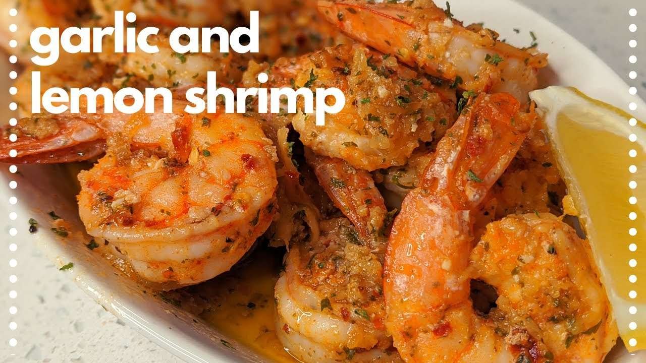 Garlic Lemon Shrimp | Portuguese Style Garlic & Lemon Shrimp | Quick & Easy!