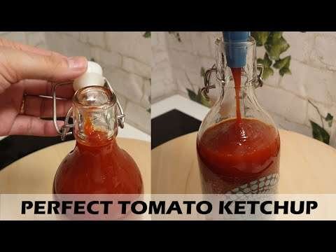 PERFECT TOMATO KETCHUP RECIPE   HOME MADE TOMATO KETCHUP BY COOK FUSION