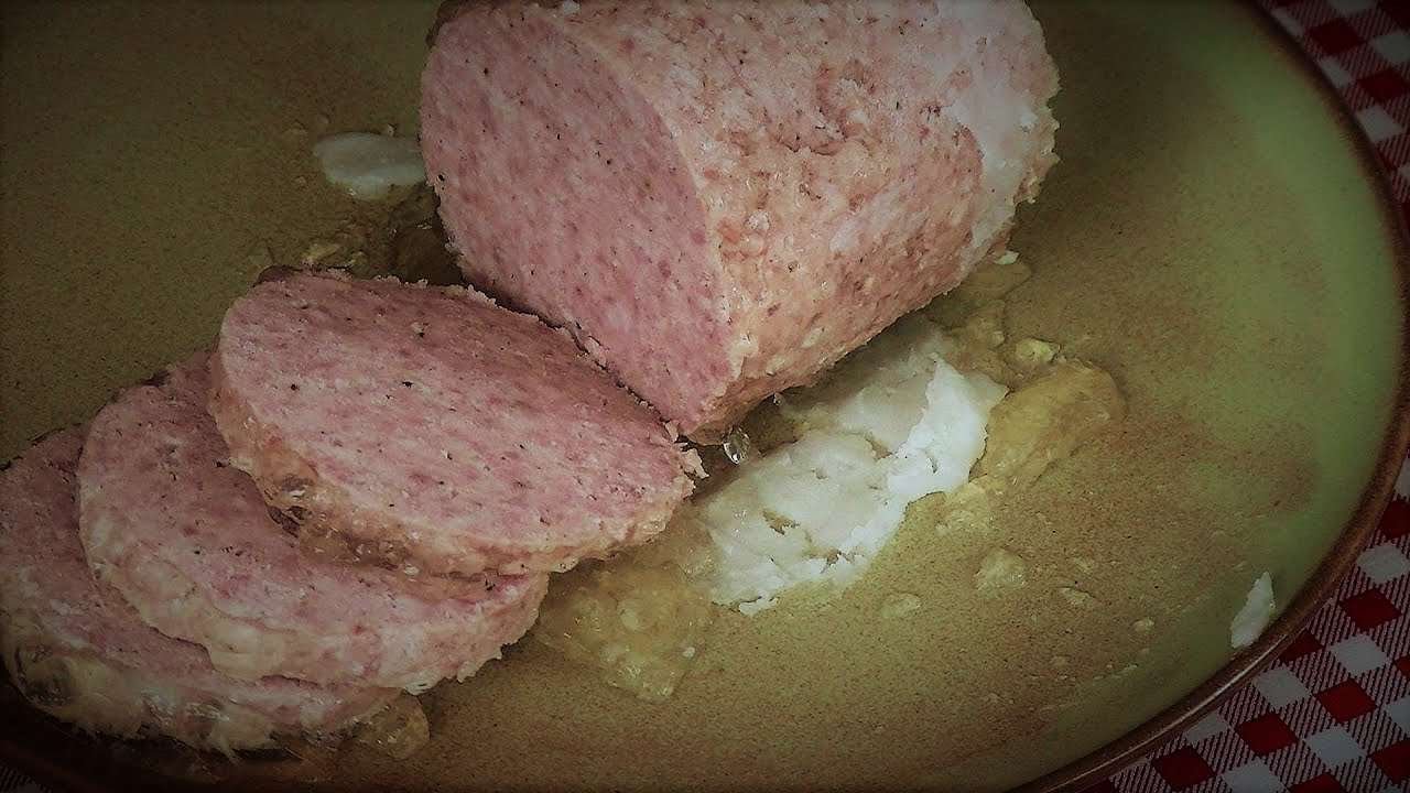 Mettwurst in a Jar German Sausage how to Recipe Video, LittleGasthaus, the German Sausage Maker
