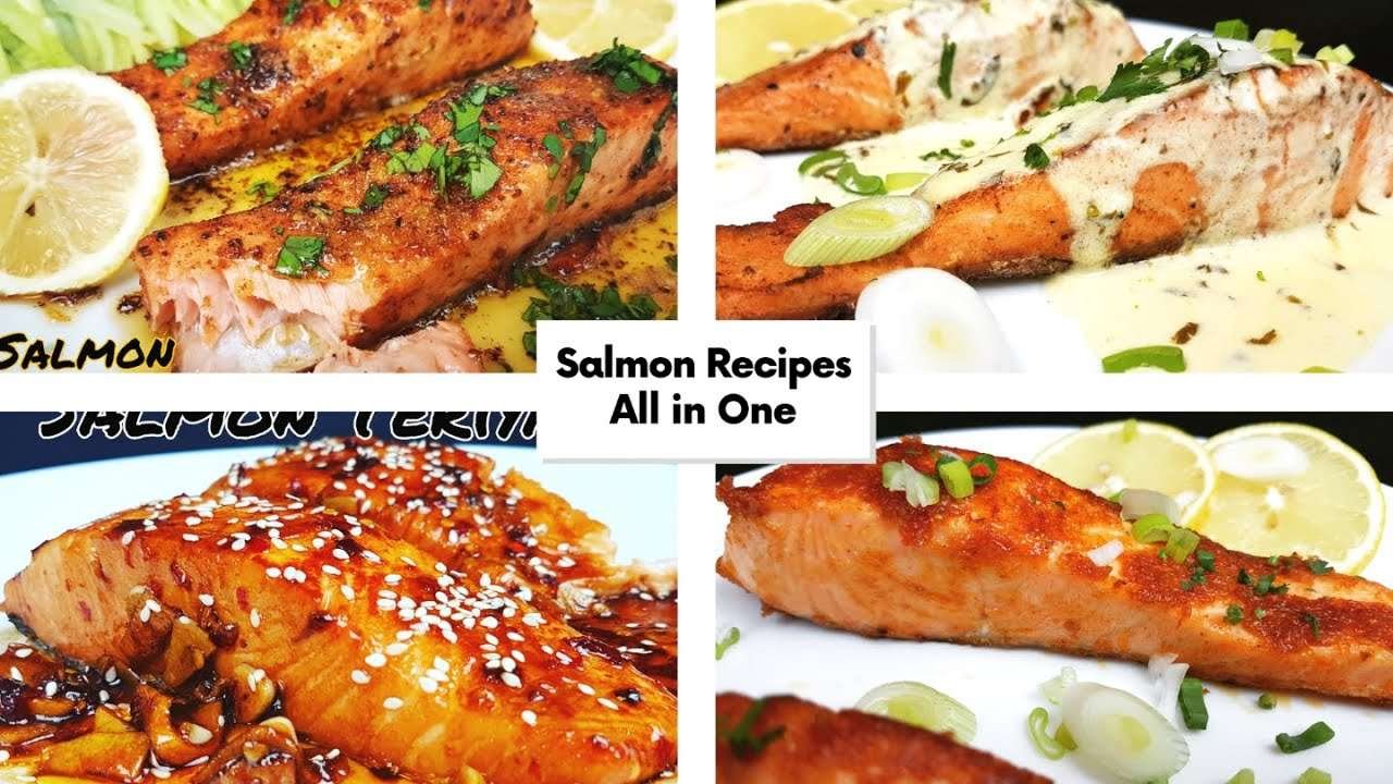 Salmon Recipes | Choose your Salmon Recipe | All in One | 15 Minutes Dinner Idea | how to fry fish