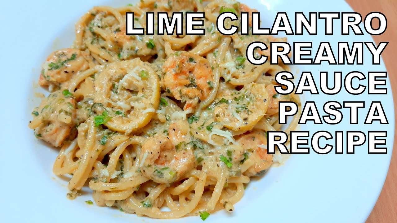Lime Cilantro Creamy Sauce Pasta Recipe | Quick Dinner Recipe in 15 minutes