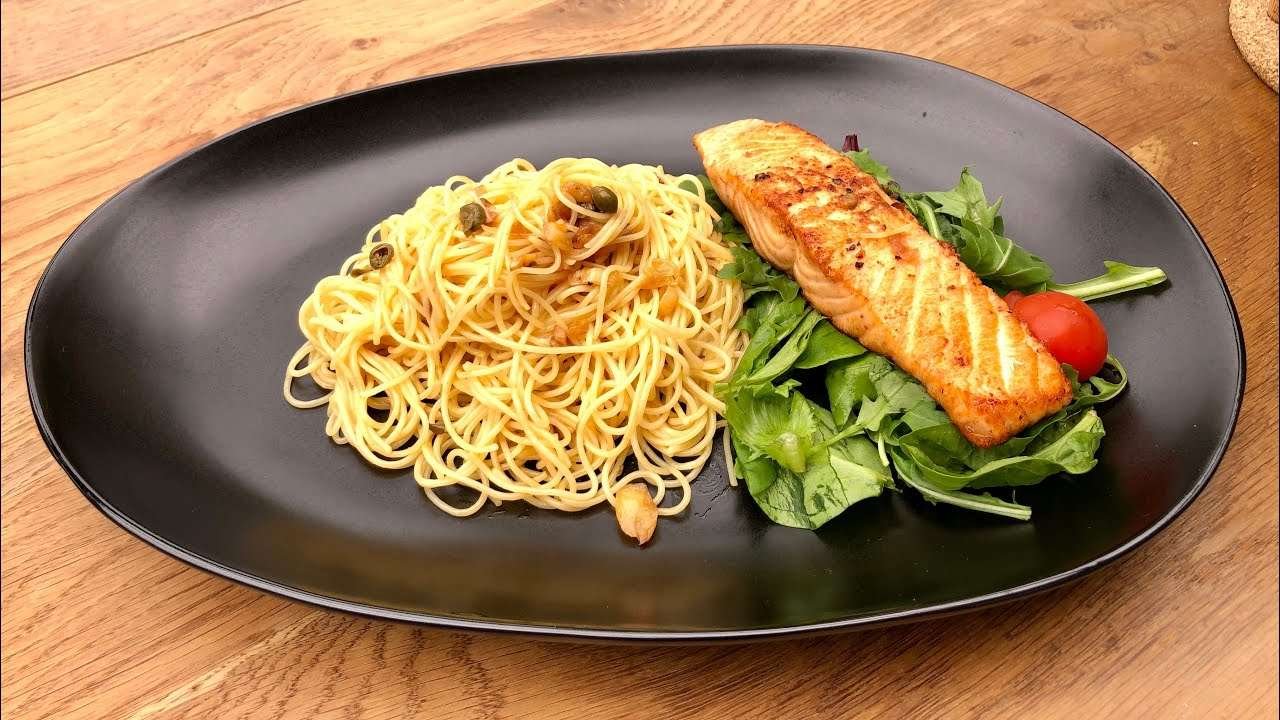 Salmon Pasta | Easy & Quick recipe #SalmonPasta