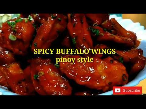 How to Cook Spicy Buffalo Wings,Pinoy Style Easy Recipe,Sobrang sarap
