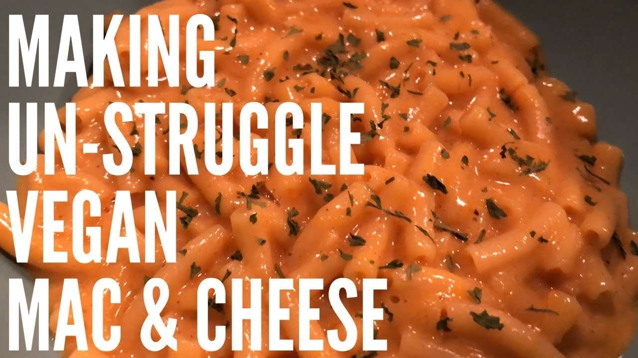 Making "Un-Struggle" Vegan Mac and Cheese From a Package