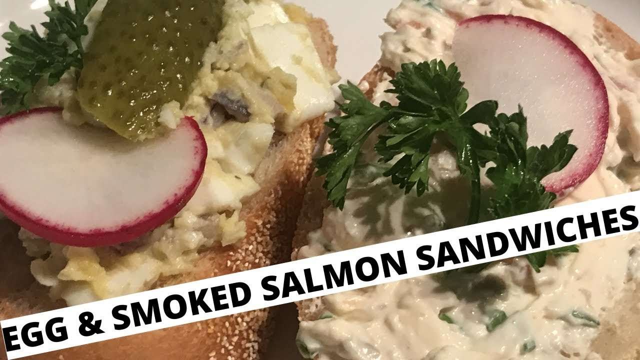 Egg & Smoked Salmon Spreads | Great Sandwich Ideas For Camping