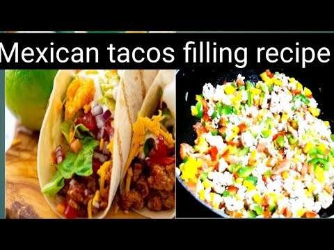 Mexican Chicken Tacos Filling Recipe | Chicken Mexican Tacos Recipe | Tacos With Chicken Filling