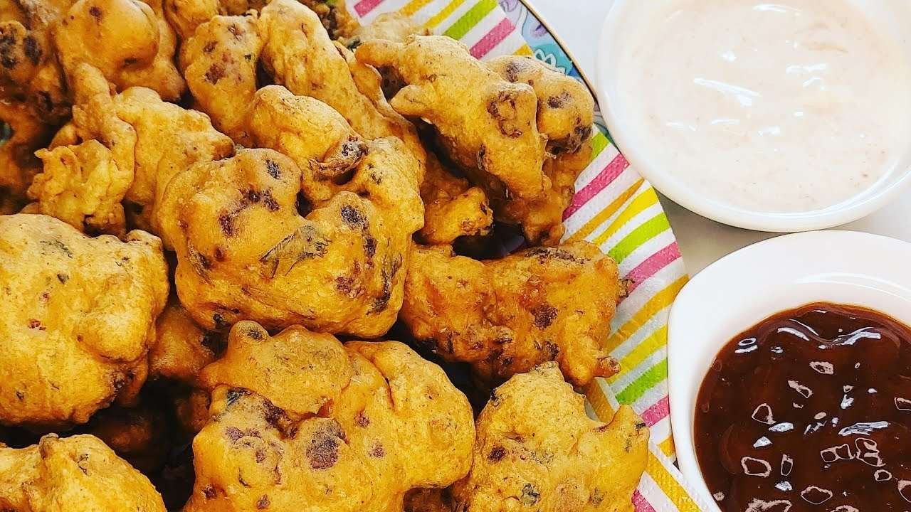 Pakora mit Blumenkohl  Original Pakistani Indisches Recipe | Azam kitchen  ( in Deutsch)