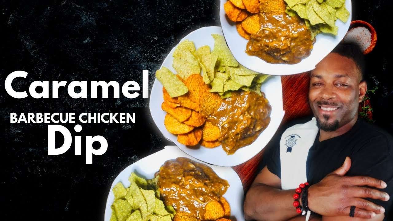 CARAMEL BBQ CHICKEN DIP!!!