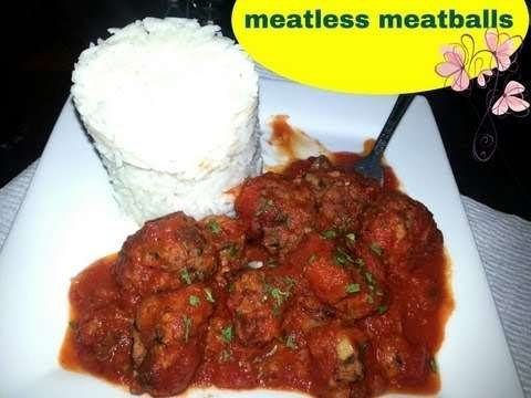Vegetarian meatballs recipe