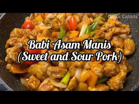 BABI ASAM MANIS | SUPER EASY SWEET AND SOUR PORK [ENG SUB]