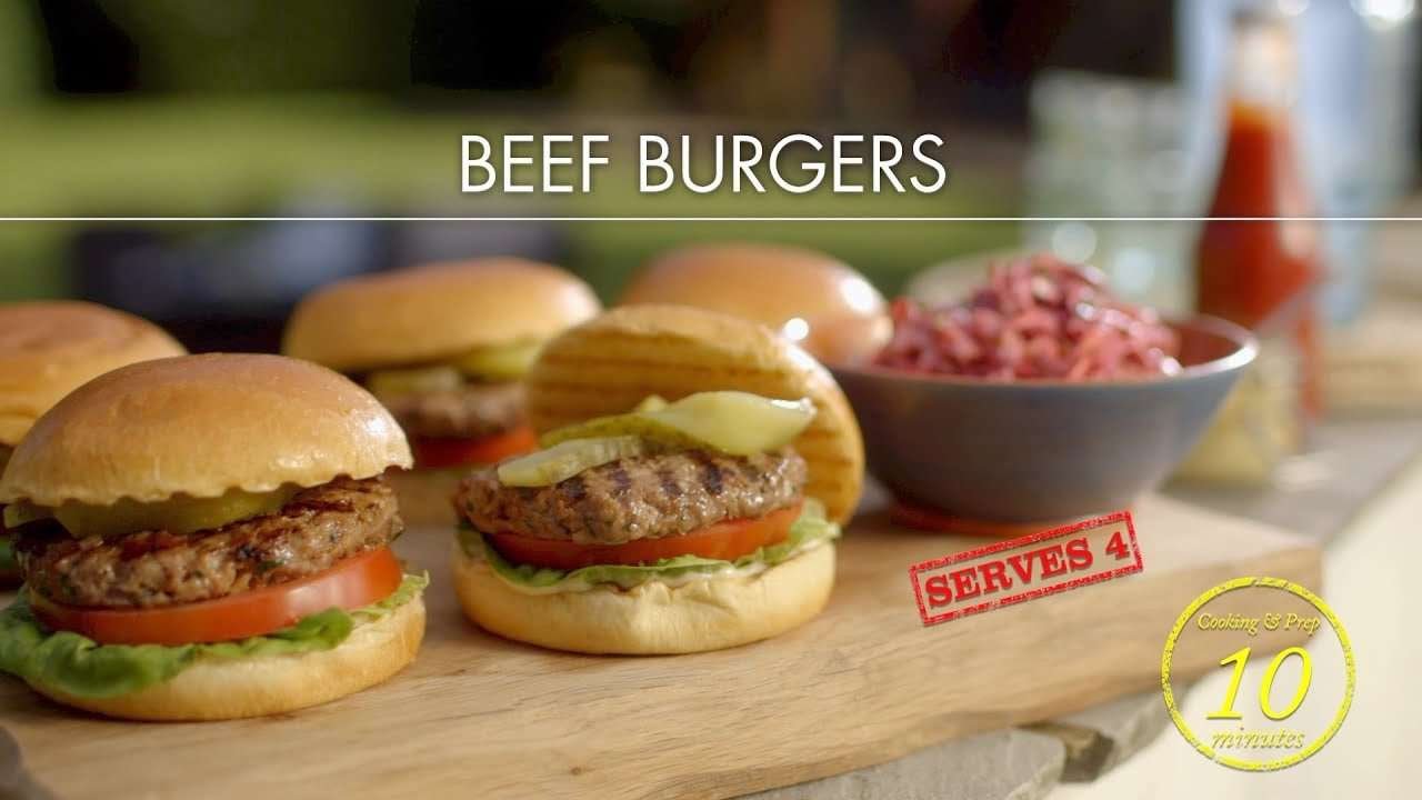 Deliciously easy beef burgers – Classic Mary Berry – BBC One