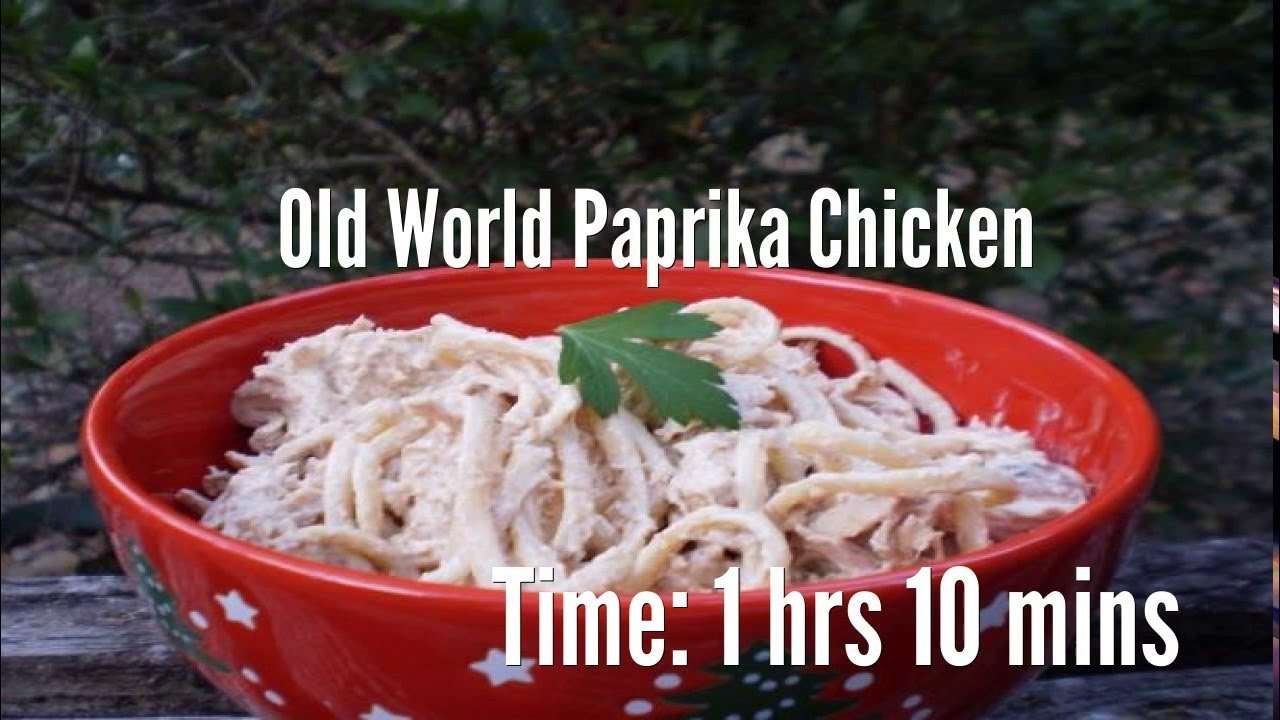Old World Paprika Chicken Recipe