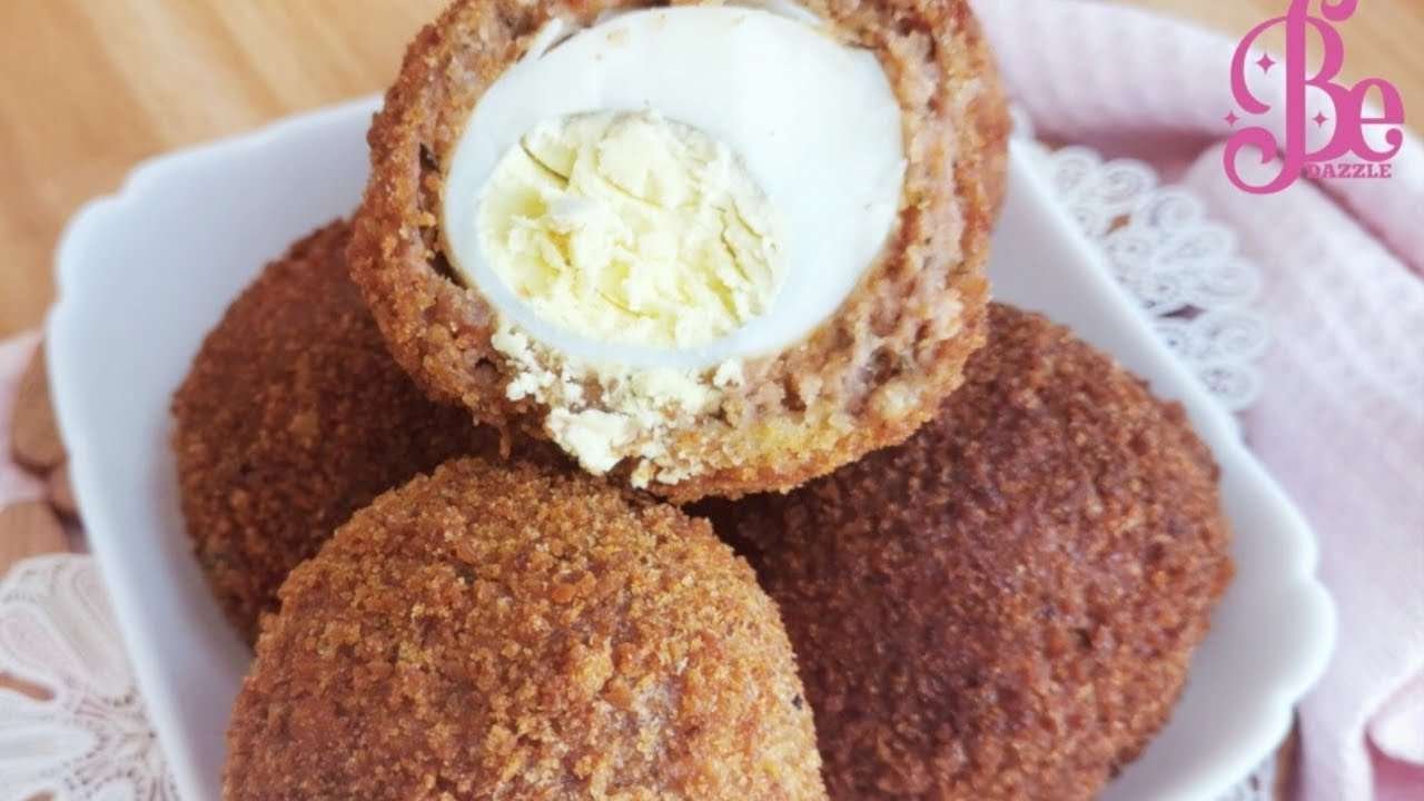 How to make perfect and easy Nigerian scotch eggs recipe |Encased in homemade breadcrumbs