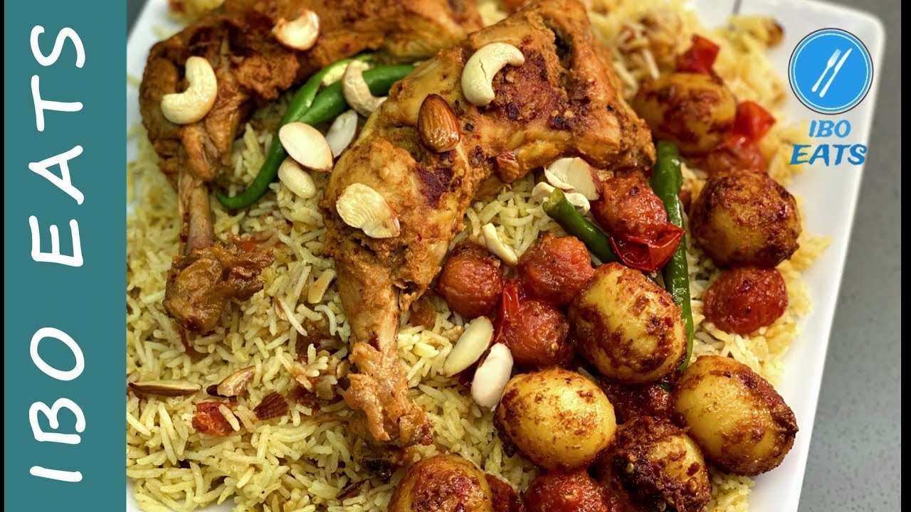 Chicken leg & Masala Rice Easy to Cook #IBOEATS