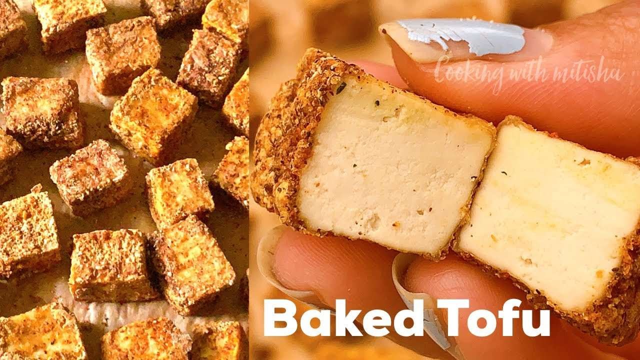 Tofu | Baked Tofu | CRISPY baked TOFU recipe | Crispy Baked Tofu | Easy Crispy Tofu Without Oil!