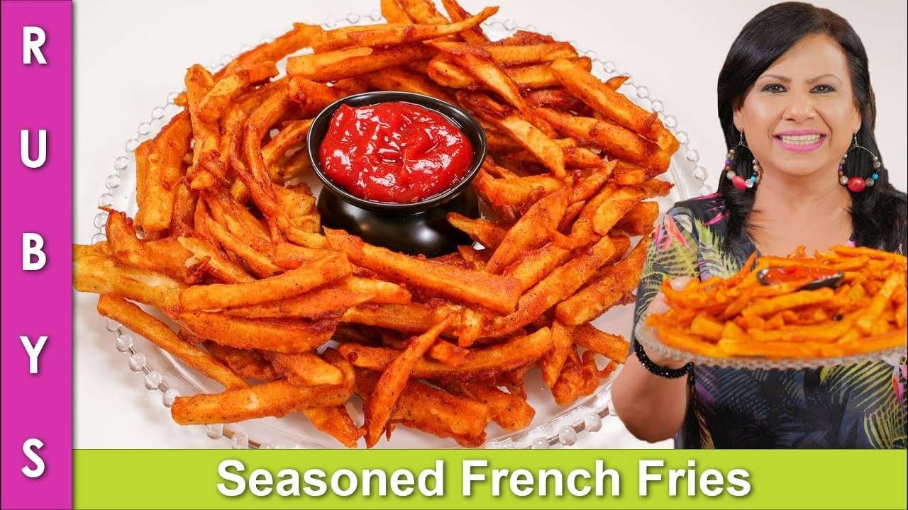 Incredibly Crispy Seasoned French Fries or Masala Chips Recipe in Urdu Hindi – RKK