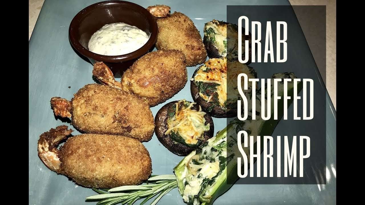 Crab stuffed shrimp and stuffed mushrooms {Tailgate cooking} Ep.32