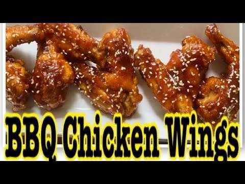 Honey BBQ chicken wings, easy recipe
