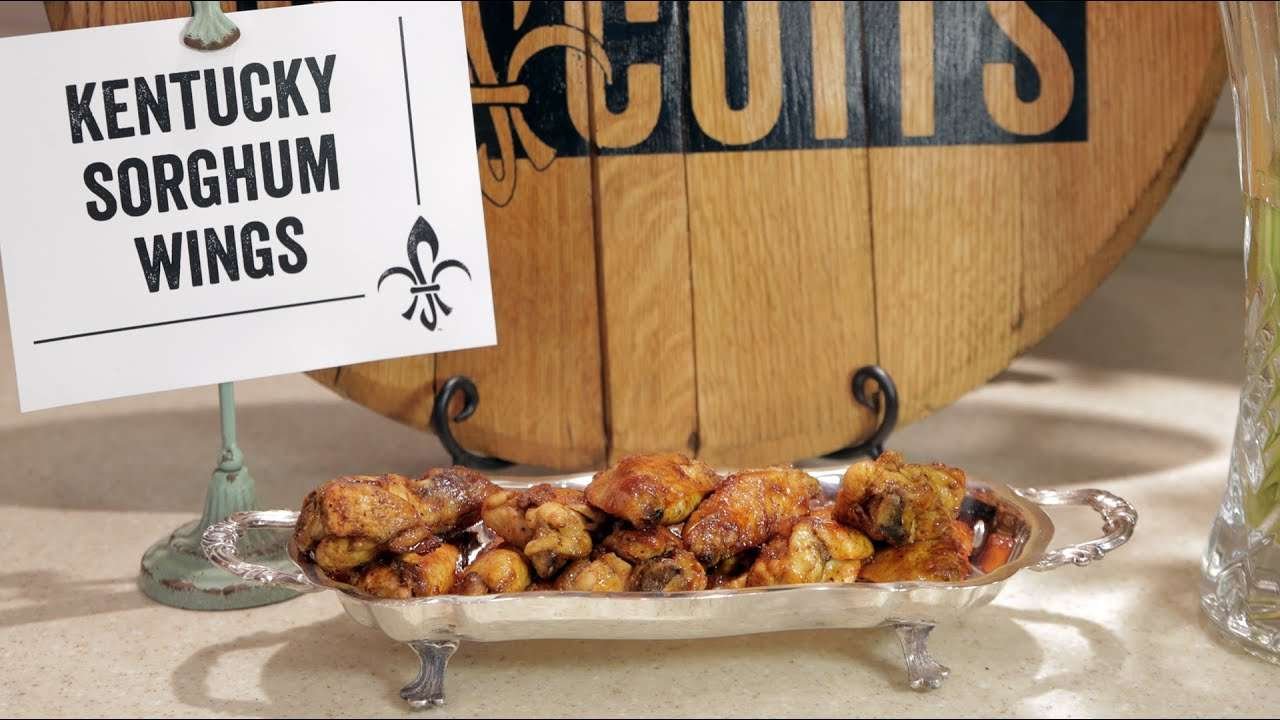 Bourbon & Biscuits: Sorghum Chicken Wings and Sorghum Cocktails