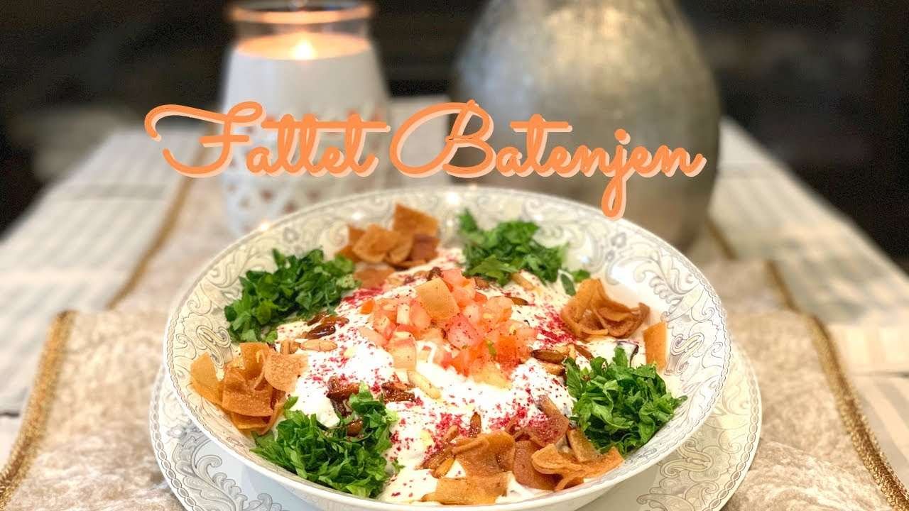 Eggplant and meat Fattet || "Fattet Batenjan"~ Healthy and delicious Middle eastern dish ||