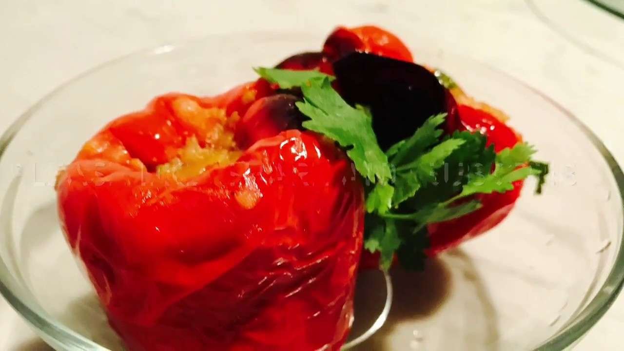 Stuffed Bell-pepper recipe | Stuffed Capsicum /Paprika/ Recipe ~ LoveForFood
