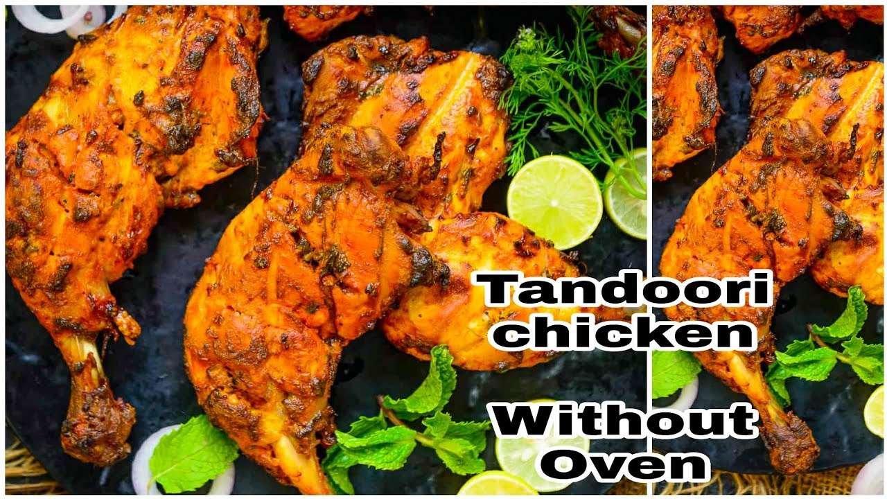 Tandoori Chicken without Oven | How To Make Chicken Tandoori | Chicken Recipe By Sathya
