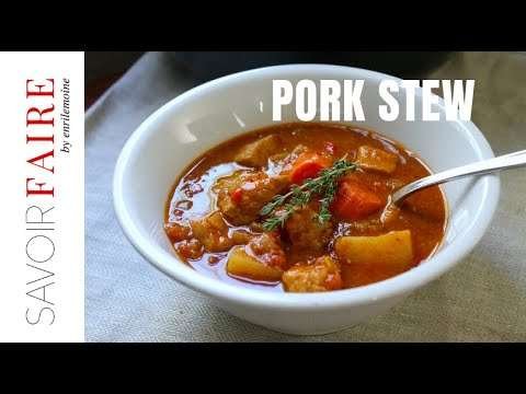 How to make GOULASH STYLE PORK STEW byenrilemoine