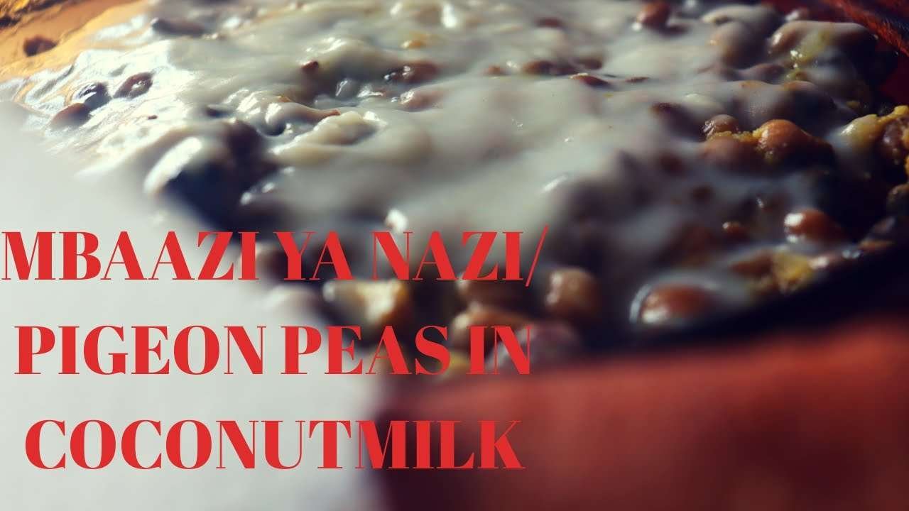 How to make Mbaazi ya Nazi/ Pigeon Peas in Coconut Milk