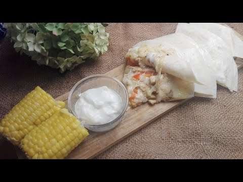 Easy Chicken Quesadilla Recipe..كاساديا الدجاج الوصفة المكسيكية الصحيحة