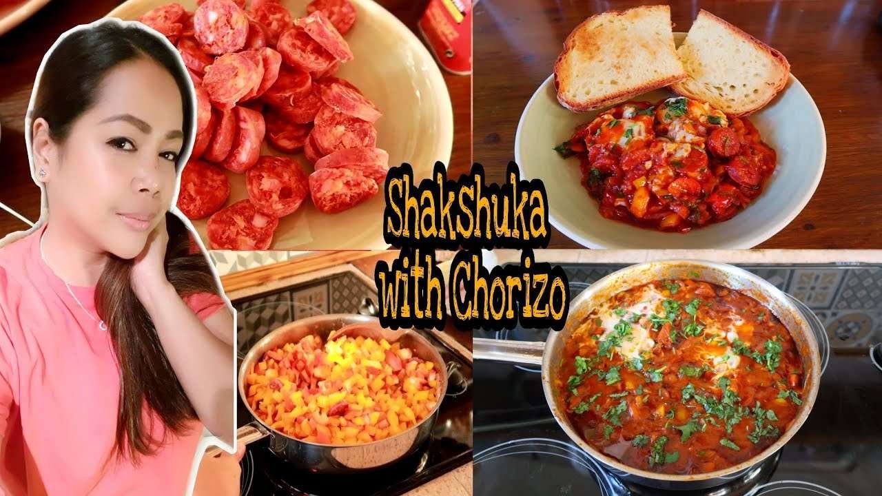 HOW TO COOK SHAKSHUKA WITH CHORIZO/ Vlog # 070