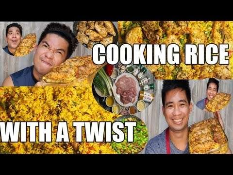 Oven – Baked Chicken Herbs and Rice| Cooking Rice with a twist | A Finding Maro's FoodTube Channel |