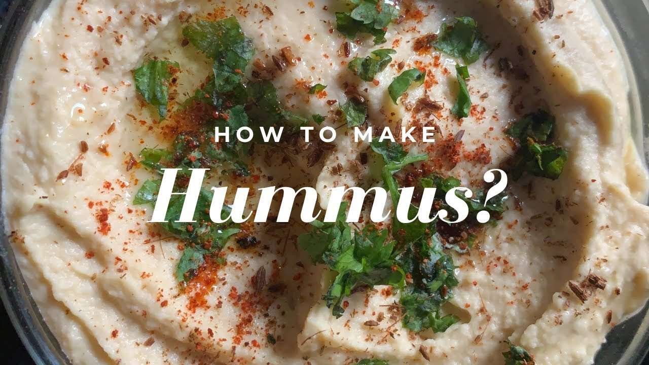 How to Make Hummus | Best Creamy Hummus Recipe + Tahini | Store in Freezer