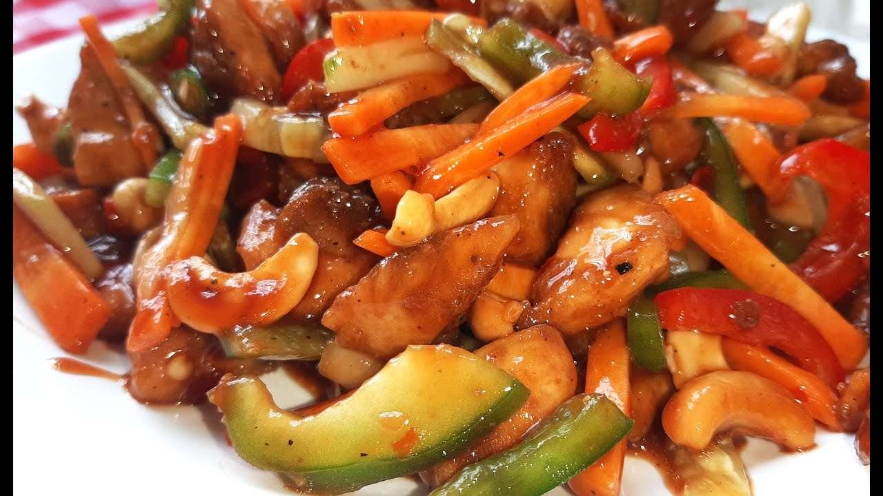 রেস্টুরেন্ট স্টাইলে ক্যাশুনাট সালাদ | Cashew Nut Salad Recipe for Keto Diet | Chinese Salad Recipe
