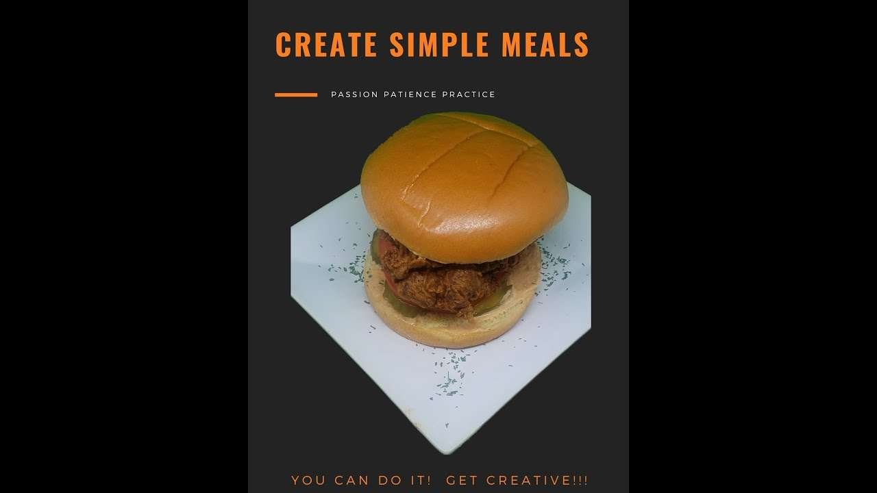 Create Simple Meals: Fried Chicken Sandwich (Popeyes Copycat Recipe)