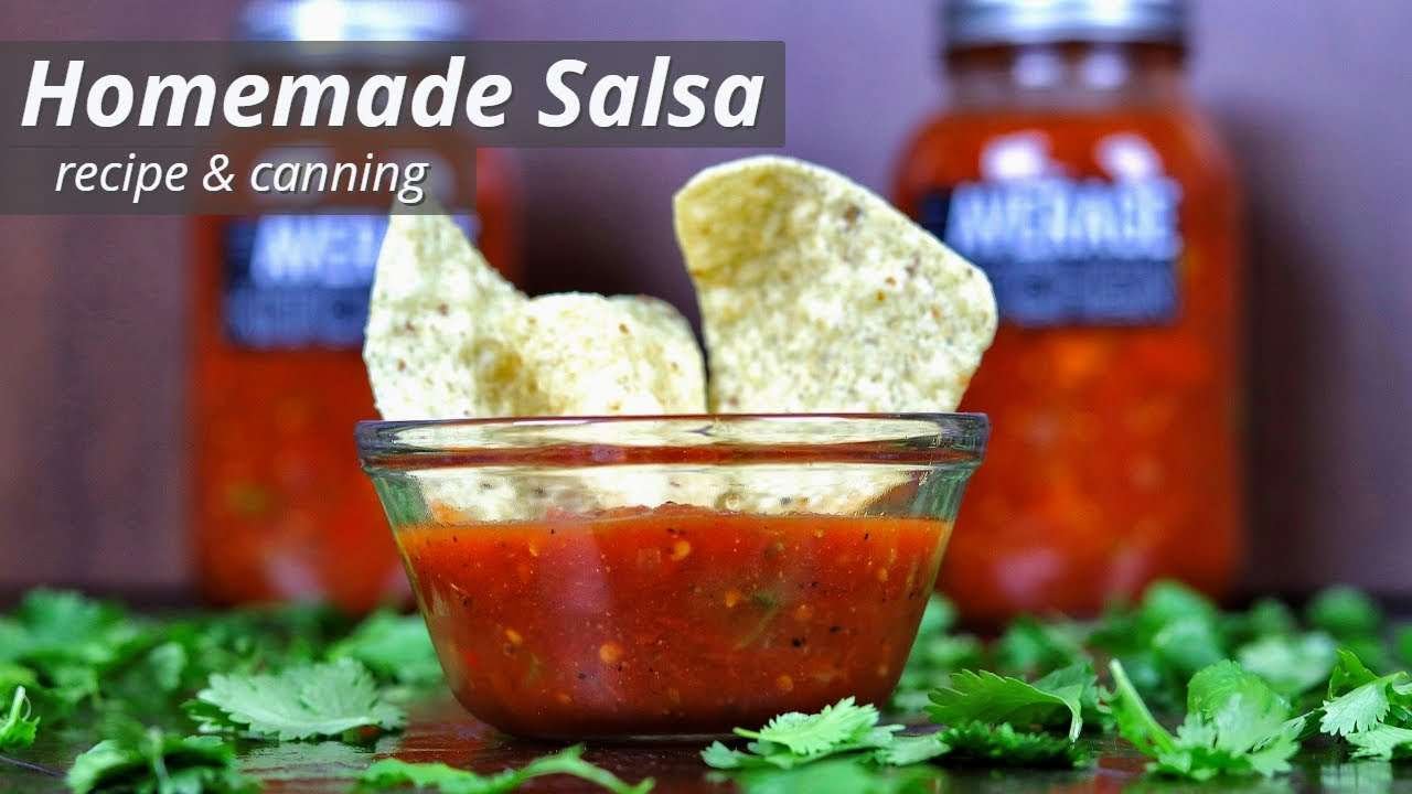 Homemade Salsa from Scratch | Recipe and Canning