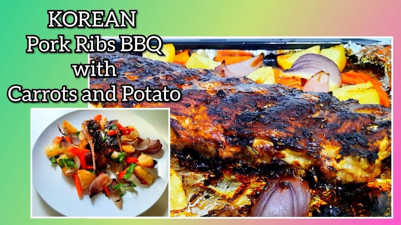 How To Make Korean Pork Ribs BBQ with Carrots and Potato? by Arlene's Experience